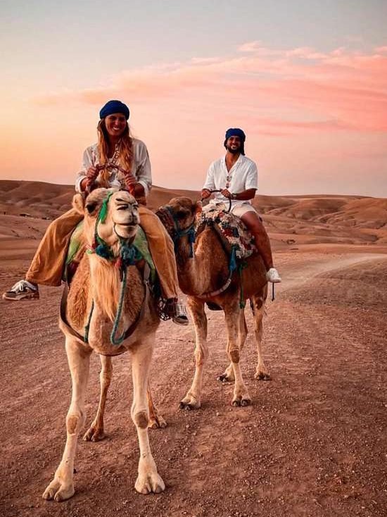 Luxury desert camp experience on a Desert Tour from Marrakech.